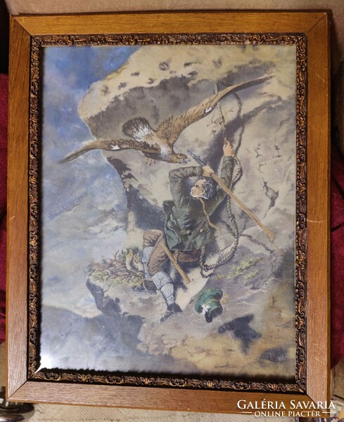 Küzdelem - Jelzés nélkül, pasztell, papír