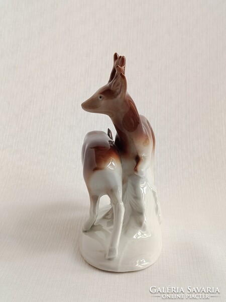 Sitzendorf porcelain deer