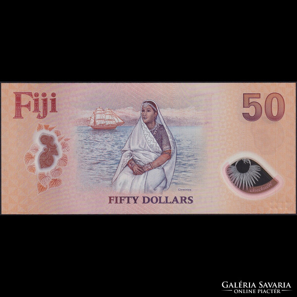 Fidzsi-szigetek / Fiji 50 Dollars 2026 P-W128 Polymer UNC