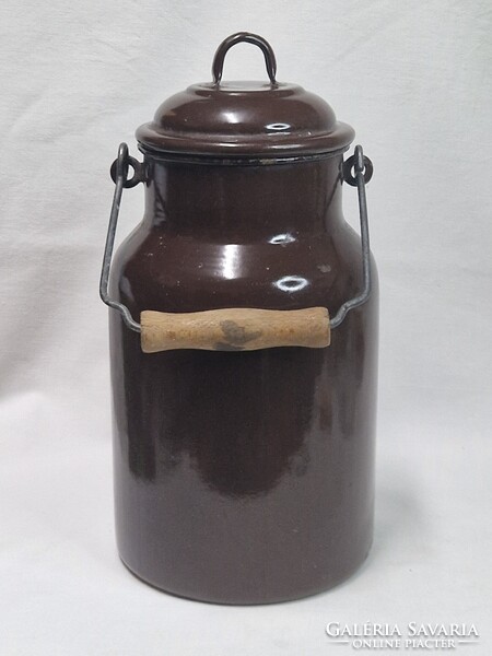 Régi jelzett Bonyhád tejes kanna szép tiszta megkímélt állapotban 25 cm. magas 12,5 cm. átmérőjű