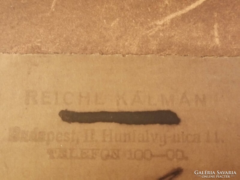 REICHL KÁLMÁN /1879-1926/ ÉPÍTÉSZ, FESTŐMŰVÉSZ - A NYARALÓ