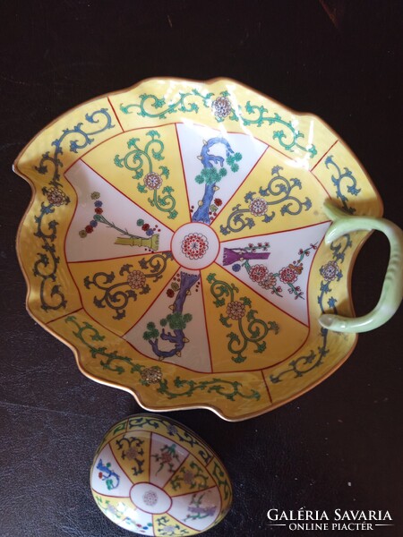 HERENDI SIANG JAUNE Ó herendi kínáló és tojás alakú ékszertartó!