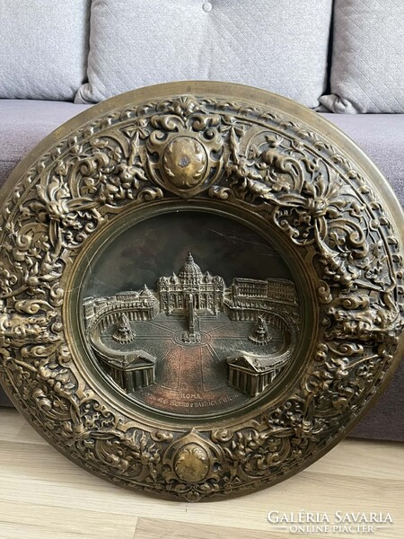 Johann Maresch bronz-terrakotta domborművek párban