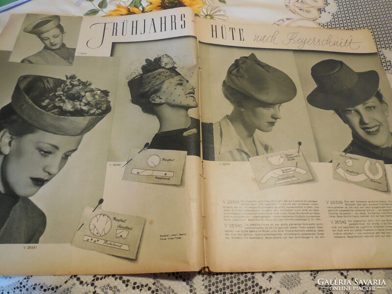 Divat magazin - BEYERS MODE für alle  1938  .  48 oldal