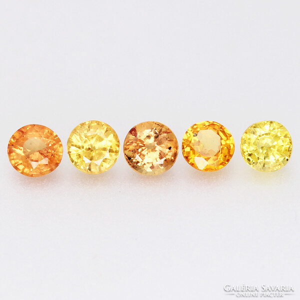 (2) 0.34ct VS 3.9mm Kezeletlen Színváltó Zafír, Csodálatosan Gyönyörű Drágakő