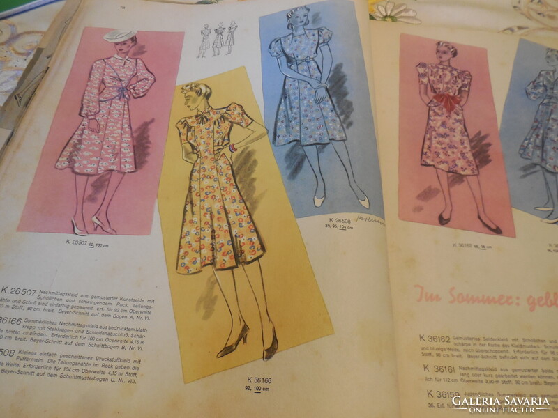 Divat magazin - BEYERS MODE für alle  1938  .  48 oldal