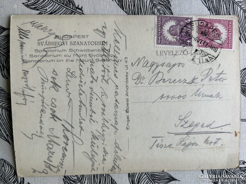 Budapest, XII. kerület, Svábhegyi szanatórium – 1920-as évek II., Bereczk Péter