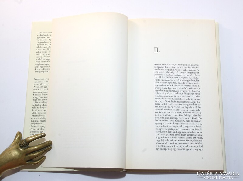 Dedikált Krasznahorkai László  - Északról hegy, délről tó Első kiadás a Nobel-díjas író regénye !!