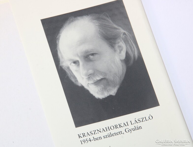 Dedikált Krasznahorkai László  - Északról hegy, délről tó Első kiadás a Nobel-díjas író regénye !!