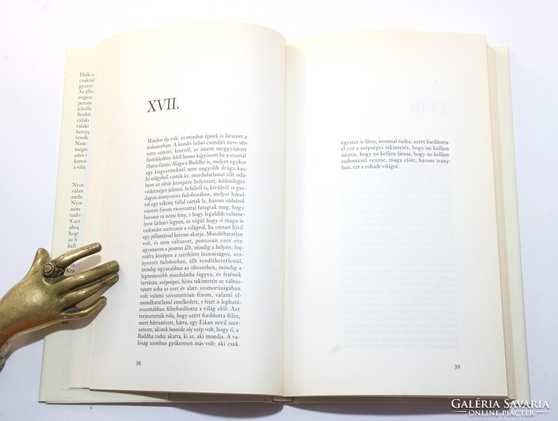 Dedikált Krasznahorkai László  - Északról hegy, délről tó Első kiadás a Nobel-díjas író regénye !!