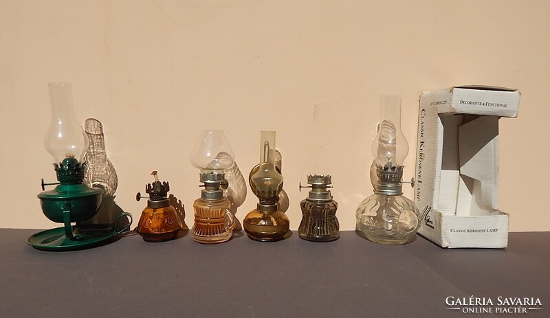 Tiny, mini kerosene lamp 6 pcs.
