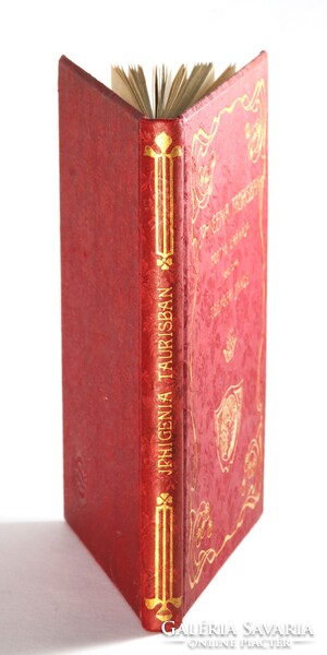 1904 Szecessziós különleges Gottermayer kötés Goethe Iphigenia Taurisban Gyönyörű könyv !!