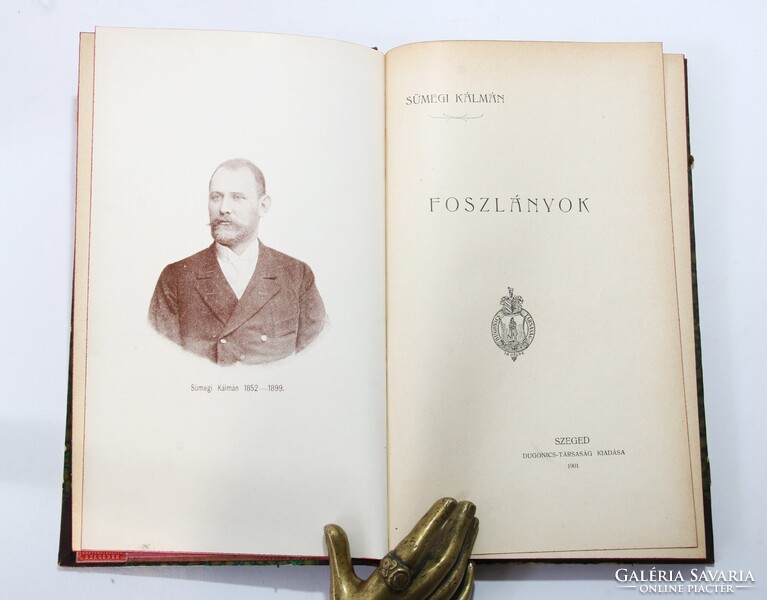 1901 - Sümegi Kálmán - Foszlányok Szakács Andor országgyűlési képviselő példánya Dugonics-társaság