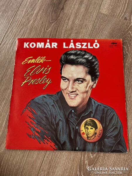 DEDIKÁLT Komár László: Emlék - Elvis Presley bakelit 1984 DEDIKÁLT