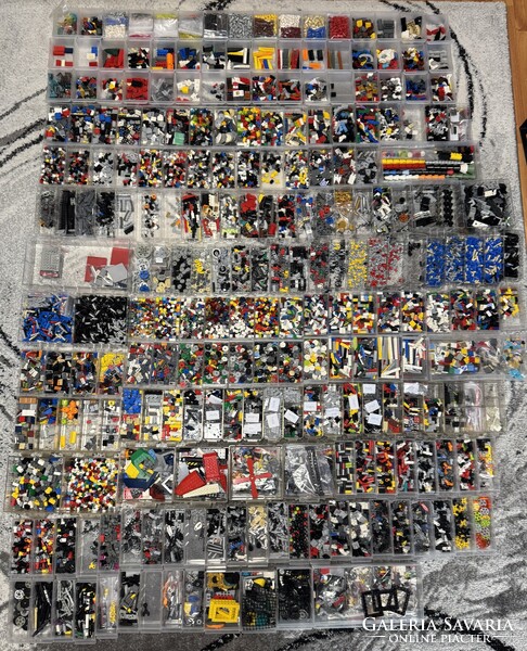 LEGO alkatrész gyűjtemény 200 kg (nagyrészben elemekre válogatott)