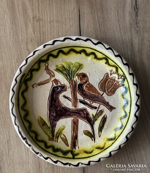 Hagyományos népi kerámia falitányér