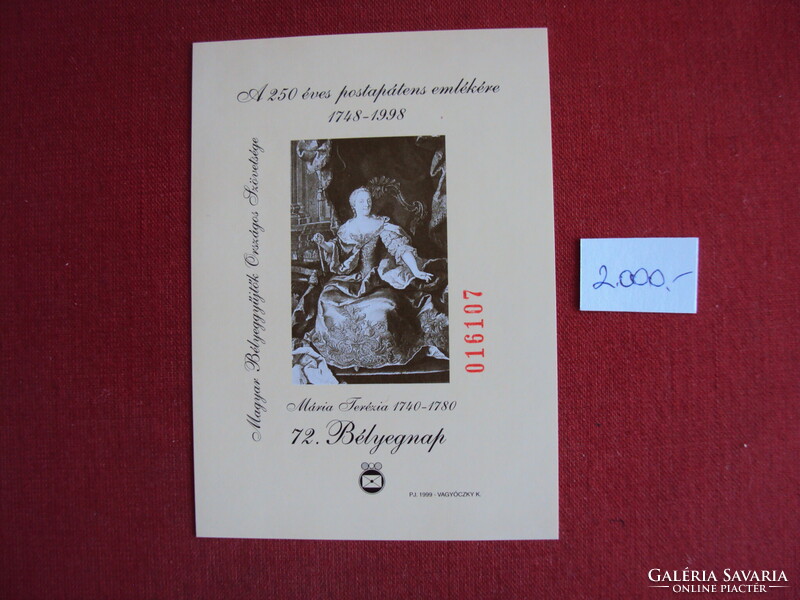 Emlékívek magánkiadások 20-százalékban eladók-SZ-3