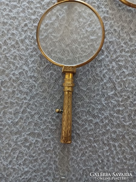 Art deco lornyon, cvikker, . Rugós nyílik. 040.