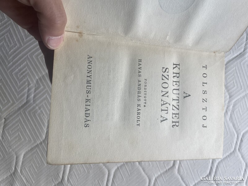 Tolsztoj a kreutzer szonáta antik regi konV