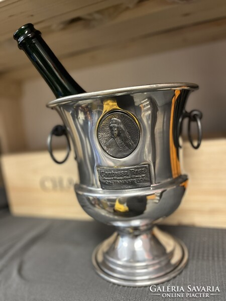CHAMPAGNE CLUB - Vintage Secchiello Fontanafredda pezsgőhűtő – „Contessa Rosa” 1950–60