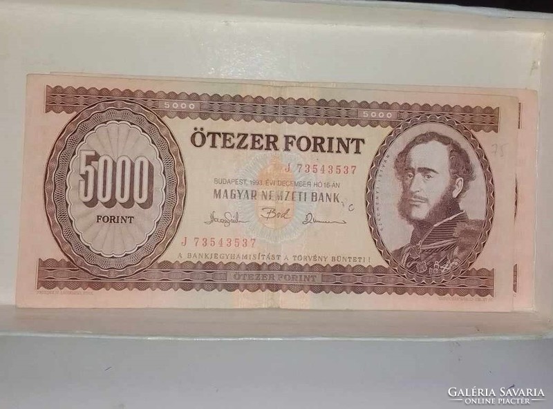 1993-évi ötezer ft-os