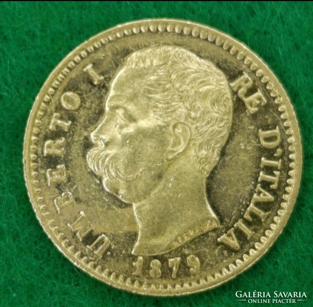 Olaszország -20 Lira  I. Umberto király (1878 - 1900)  1979 extratartás