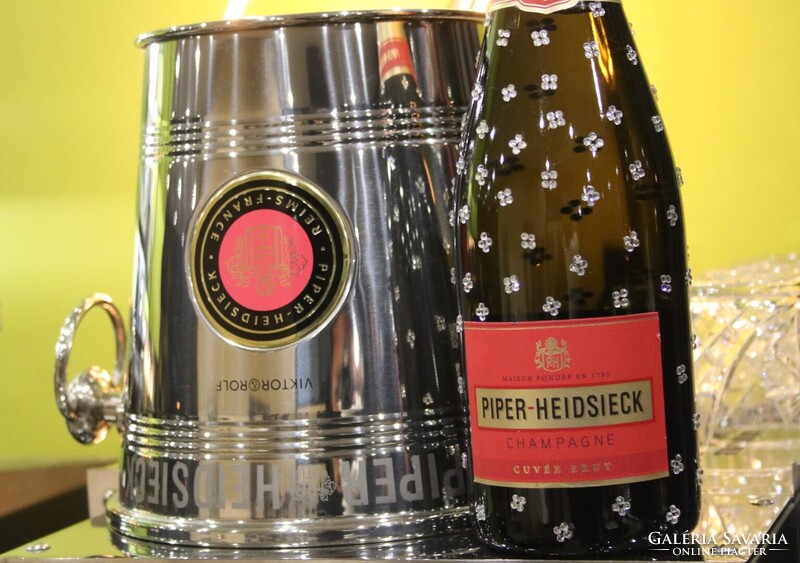 CHAMPAGNE CLUB - Piper-Heidsieck × Viktor & Rolf „Upside Down” pezsgőhűtő, 2007-es limitált kiadásl