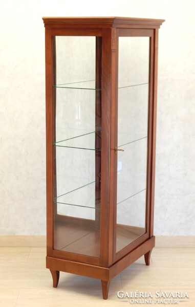 Biedermeier intarziás vitrin [D-01] Bútorgyártás mesterfokon!