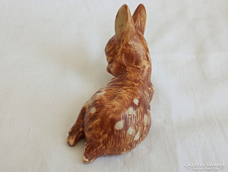 Biskvit porcelán Bambi őz gida Lippelsdorf GDR 1970- retro ritka