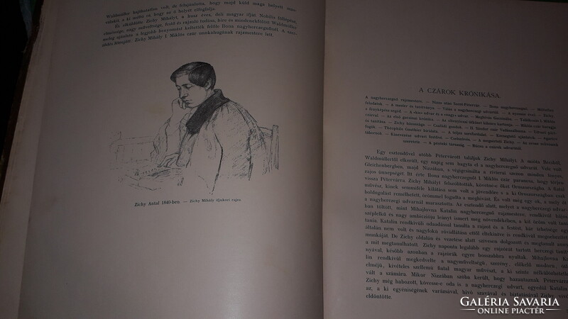 1902.Lándor Tivadar : Zichy Mihály életrajzi album könyv a képek szerint ATHENEUM - PESTI NAPLÓ