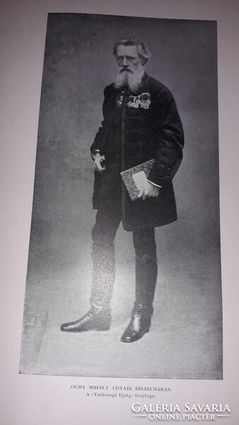 1902.Lándor Tivadar : Zichy Mihály életrajzi album könyv a képek szerint ATHENEUM - PESTI NAPLÓ