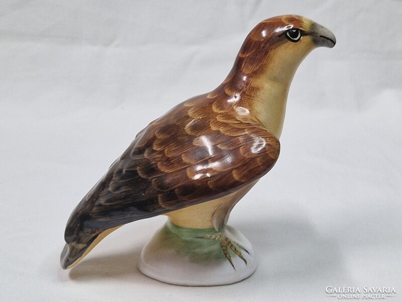 Bodrogkeresztúri szép kézi festésű kerámia madár figura hibátlan állapotban eladó 11 cm. magas