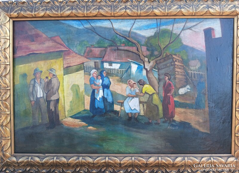 GRANDIÓZUS SZŐNYI ISTVÁN FESTMÉNY