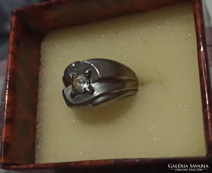 Klasszikus ezüst gyűrű