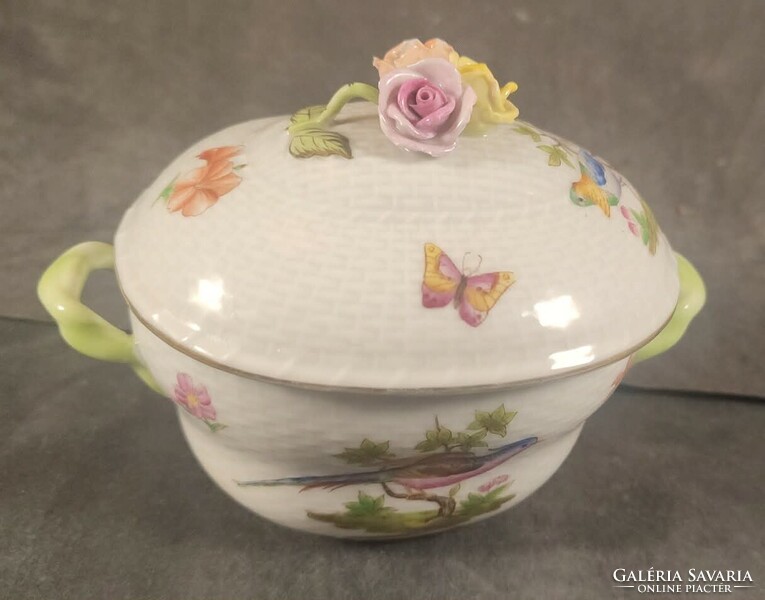 Herendi madaras pillangós füles bonbonier 913