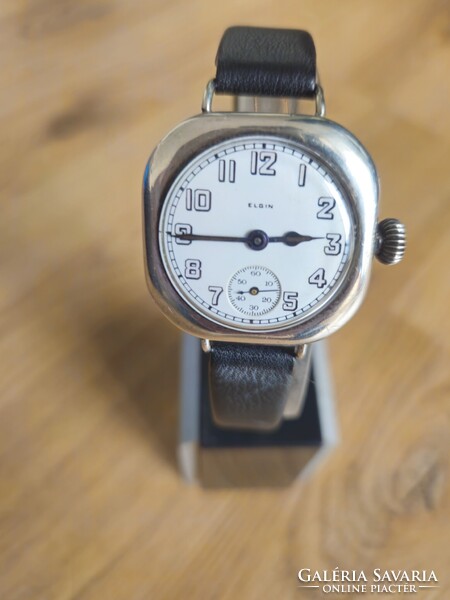 Ritka 1917 ELGIN "Admiral Benson" Trench Watch – Karcmentes, gyűjtői állapot!