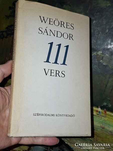 1974-első kiadás WEÖRES SÁNDOR: 111 VERS--boritős-