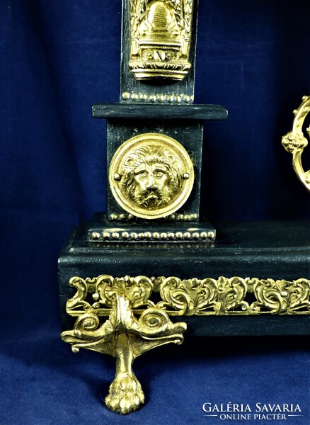 KÁPRÁZATOS, ANTIK KANDALLÓ ÓRA, CA. 1850!!!