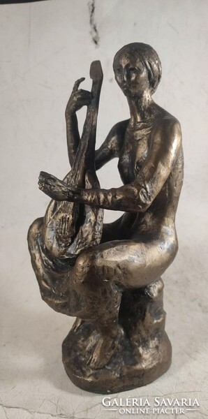 Bronzírozott képcsarnokos szobor 989