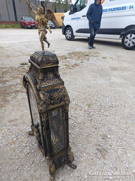 1700 As évek beli Boulle Francia fali konzol óra.
