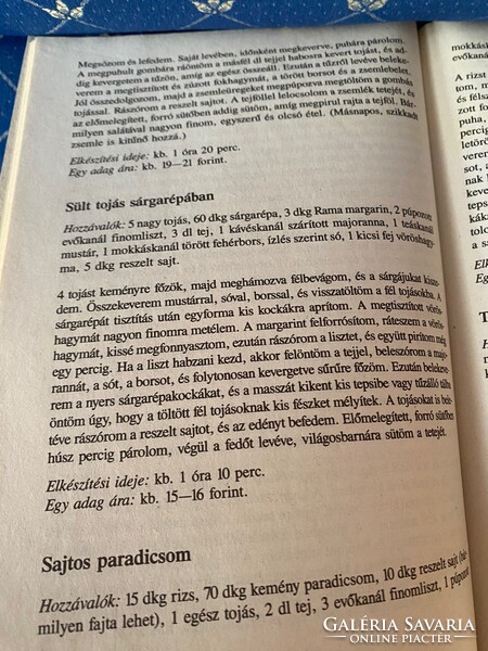 Frank Júlia: Semmiből valamit! Filléres szakácskönyv 150 recepttel.Budapest 1990.