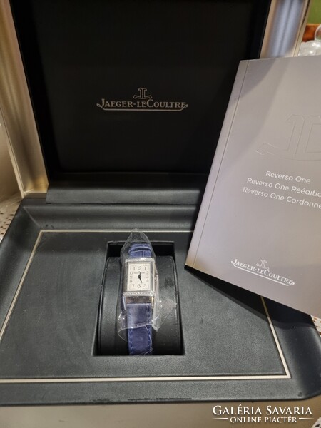 Női Jaeger-LeCoultre Reverse One Monoface rozsdamentes acél karóra gyémántberakással