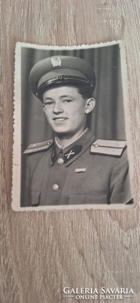 Régi katonai fénykép  Rákosi, Tildy , Kádár  kor