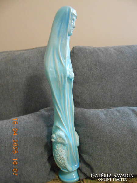 Zsolnay alapmázas Betlehemi pásztor, 50 cm