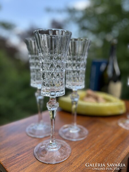 CHAMPAGNE CLUB - Cristal d’Arques – 6 darabos kristálypohár készlet