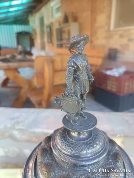 Reneszánsz stílusú ón kupa. Würtenbergben készült 19 sz.
