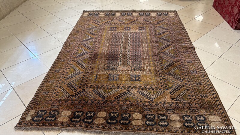 4351 NAGYON RITKA Eredeti Afgan Parda kézi gyapjú perzsa szőnyeg 175X260CM