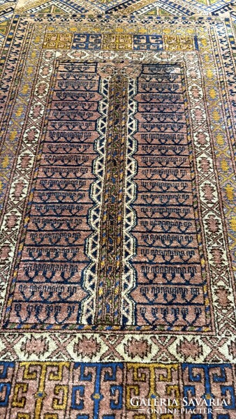 4351 NAGYON RITKA Eredeti Afgan Parda kézi gyapjú perzsa szőnyeg 175X260CM