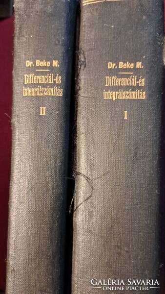 A differenciál- és integrálszámítás elemei I-II.