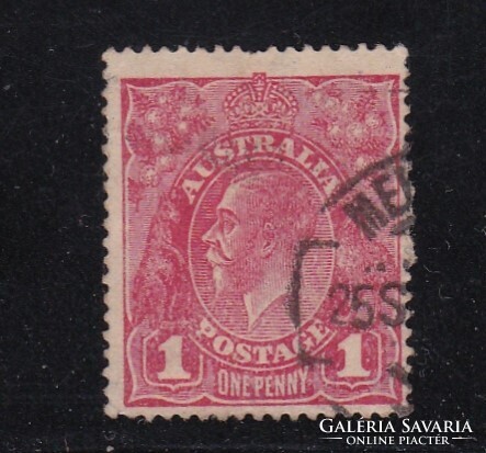 1913 Ausztrália 1p Pecsételt Bélyeg King George V. Kat: 1.5€